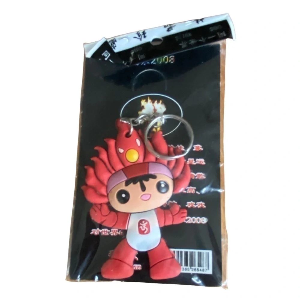 Olympic Beijing 2008 China Olympics Mascot Key Rings - Lot of 5 Unopened